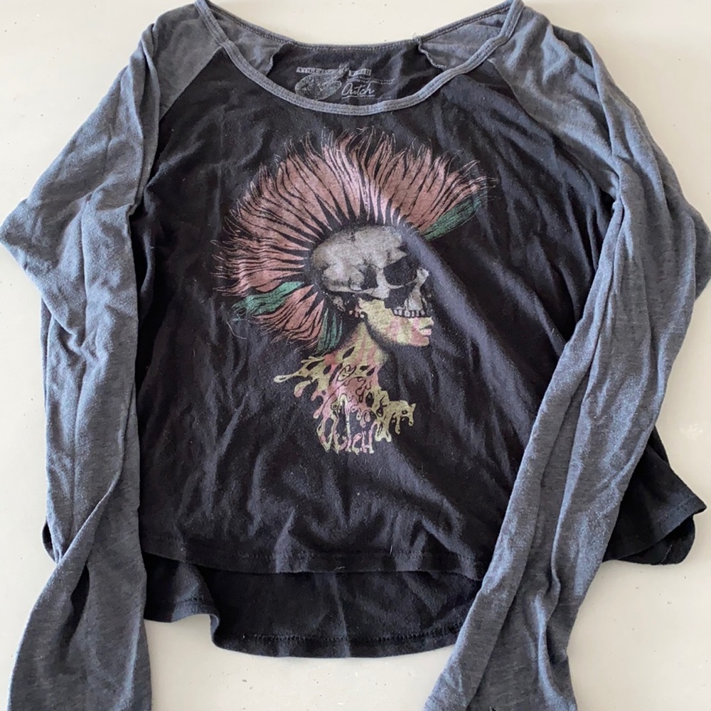 Volcom long sleeve cotton graphic shirt